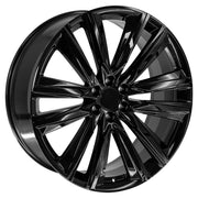 OE Wheels CA91 26x10 6x139.7 28et Gloss Black Wheel SET