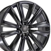 Set(4) 26x10 CA91 Satin Black - 6x139.7 +28ET