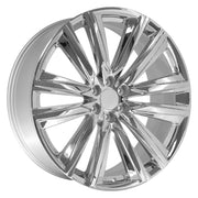 Set(4) 26x10 CA91 Chrome - 6x139.7 +28ET with 295/30r26 Atlas Force UHP Tires