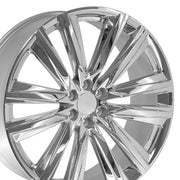 OE Wheels CA91 26x10 6x139.7 28et Chrome Wheel SET