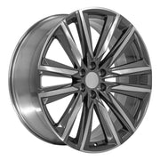 Set(4) 26x10 CA91 Gloss Gunmetal with Polished Face - 6x139.7 +28ET