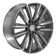 26x10 CA91 Gloss Gunmetal with Polished Face - 6x139.7 +28ET