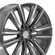 26x10 CA91 Gloss Gunmetal with Polished Face - 6x139.7 +28ET