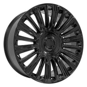 Set(4) 24x10 CA92 Gloss Black - 6x139.7 +28ET