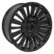 Set(4) 24x10 CA92 Gloss Black - 6x139.7 +28ET