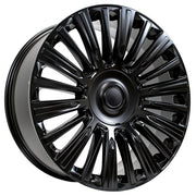 OE Wheels CA92 24x10 6x139.7 28et Satin Black Wheel SET