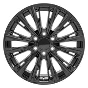 20" Replica Wheels fit Cadillac Escalade - CA93 Gloss Black 20x9, Sailun Tires Set