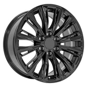 Set(4) 20x9 CA93 Gloss Black - 6x139.7 +28ET with 275/55r20 TBB TS-37 AT Tires
