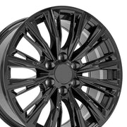 Set(4) 20x9 CA93 Gloss Black - 6x139.7 +28ET
