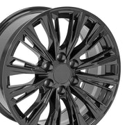 Set(4) 20x9 CA93 Gloss Black - 6x139.7 +28ET