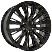 OE Wheels CA93 22x9 6x139.7 Satin Black Wheels 285-45-22 Sailun TerraMax RT Tires TPMS SET