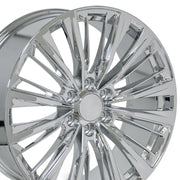 Set(4) 22x9 CA93 Chrome - 6x139.7 +28ET