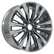 22x9 CA93 Gloss Gunmetal with Polished Face - 6x139.7 +28ET