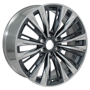 22x9 CA93 Gloss Gunmetal with Polished Face - 6x139.7 +28ET