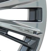 22x9 CA93 Gloss Gunmetal with Polished Face - 6x139.7 +28ET