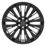 OE Wheels CA93 24x10 6x139.7 Gloss Black Wheels 295-35-24 Ironman iMove GEN 2 Tires TPMS SET