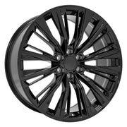 Set(4) 24x10 CA93 Gloss Black - 6x139.7 +28ET with 295/35r24 Ironman iMove GEN 2 Tires