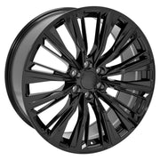 Set(4) 24x10 CA93 Gloss Black - 6x139.7 +28ET with 295/35r24 Ironman iMove GEN 2 Tires