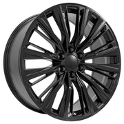 Set(4) 24x10 CA93 Satin Black - 6x139.7 +28ET with 295/35r24 Ironman iMove GEN 2 Tires
