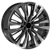24x10 CA93 Gloss Gunmetal with Polished Face - 6x139.7 +28ET