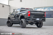 CHEVROLET SILVERADO 4PLAY WHEELS RIMS 4P83 22X12 35X12.5X22 FURY TIRES 6 INCH ROUGH COUNTRY LIFT BY KRIETZ CUSTOMS