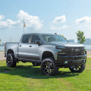 24x12 4P06 Gloss Black Brushed with Tinted Clear - 6x135 + 6x139.7 -44ET