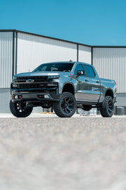 CHEVROLET SILVERADO 4PLAY WHEELS 4P70 RIMS 22X10 35X12.5X22 MICKEY THOMPSON TIRES 6 INCH SUSPENSION LIFT