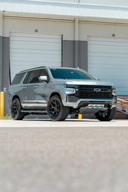 CHEVROLET SUBURBAN 4PLAY WHEELS 4P06 RIMS 22X10 285X50X22 NITTO TIRES STOCK SUSPENSION