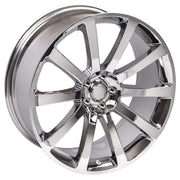 OE Wheels CL02 20x9 5x115 25et Chrome Wheel SET