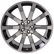 Fits Chrysler 300 SRT Rim - CL02 20x9 Black Inlay Chrysler 300 Wheel