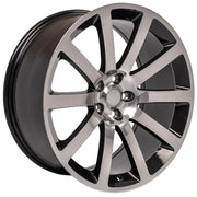 Fits Chrysler 300 SRT Rim - CL02 20x9 Black Inlay Chrysler 300 Wheel