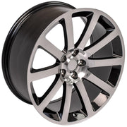Fits Chrysler 300 SRT Rim - CL02 20x9 Black Inlay Chrysler 300 Wheel