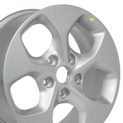 17x7 CL08 Gloss Silver - 5x127 +50.8ET