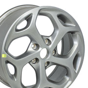 Set(4) 18x7.5 CL09 Gloss Hyper Silver - 5x127 +50.8ET