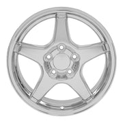 OE Wheels CV01 17x9.5 / 17x11 5x120.65 Chrome Staggered Wheel SET