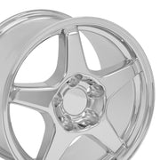 OE Wheels CV01 17x9.5 / 17x11 5x120.65 Chrome Staggered Wheel SET