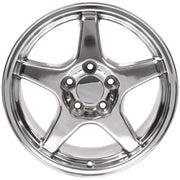 OE Wheels CV01 17x9.5 5x120.65 56et Polished Wheel SET