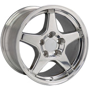 OE Wheels CV01 17x9.5 5x120.65 56et Polished Wheel SET