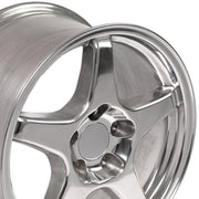 OE Wheels CV01 17x9.5 5x120.65 56et Polished Wheel SET