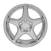 Set(4) 17x9.5 &amp; 17x11 CV01 Chrome - 5x120.65 +56ET