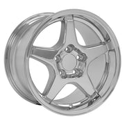 Set(4) 17x9.5 &amp; 17x11 CV01 Chrome - 5x120.65 +56ET