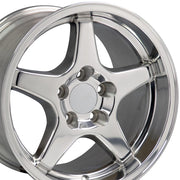 OE Wheels CV01 17x9.5 / 17x11 5x120.65 Polished Staggered Wheel SET