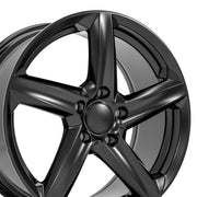 Set(4) 18x8.5 CV02C Satin Black - 5x120.65 +56ET