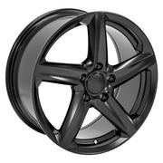 OE Wheels CV02 18x8.5 5x120.65 Satin Black Wheels 245-40-18 Ironman iMove GEN 3 Tires SET