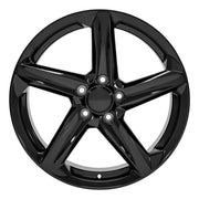 Set(4) 19x8.5 &amp; 20x11 CV02D Gloss Black - 5x120 +52ET