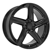 Set(4) 19x8.5 &amp; 20x11 CV02D Gloss Black - 5x120 +52ET