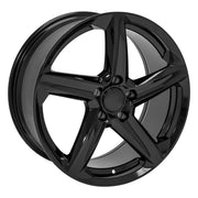 Set(4) 19x8.5 &amp; 20x11 CV02D Gloss Black - 5x120 +52ET