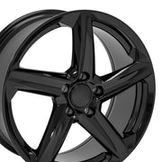 Set(4) 19x8.5 &amp; 20x11 CV02D Gloss Black - 5x120 +52ET