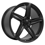 OE Wheels CV02 19x8.5 / 20x11 5x120 Satin Black Staggered Wheel SET