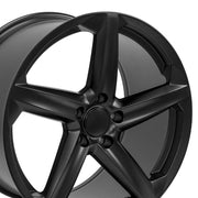 OE Wheels CV02 19x8.5 / 20x11 5x120 Satin Black Staggered Wheel SET